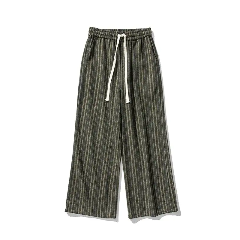 Men's Striped Relaxed Trousers