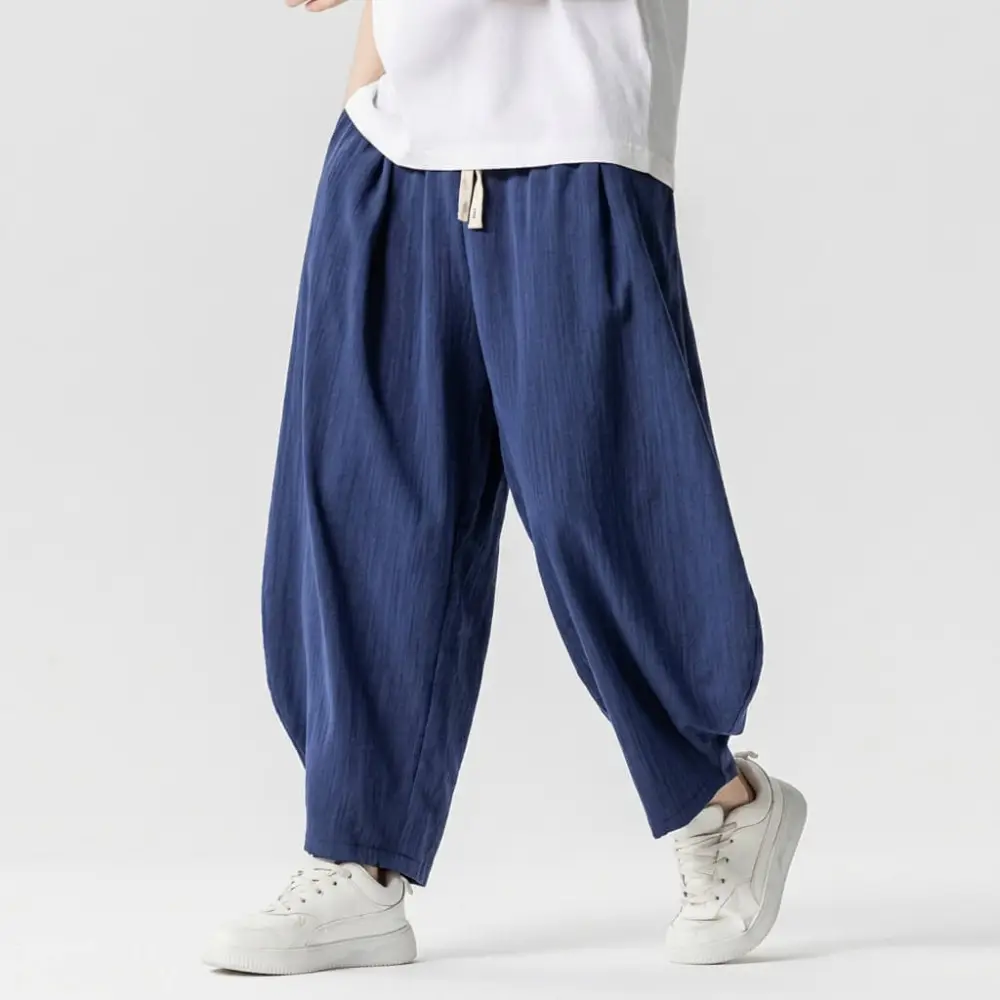 Natural Texture Casual Pants