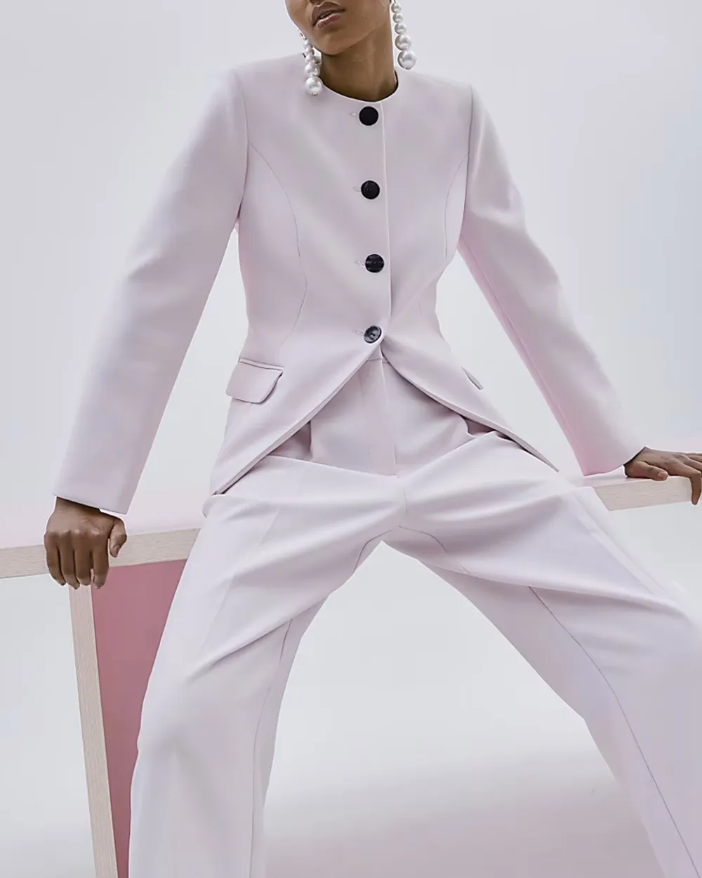 Women's Round Neck Casual Long Sleeve Suits