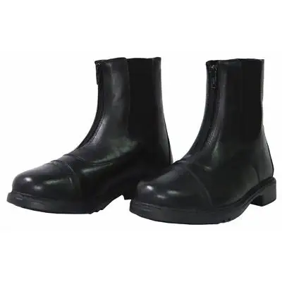 Zip Leather Paddock Boots