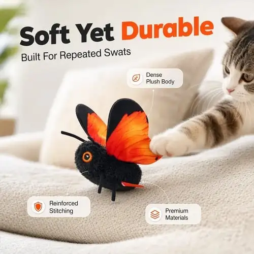 Gravity Pet Laser Cat Teaser Feather Replacement Pet Supplies Cat Toy Self-Play Boredom Relief Bouncing Cat Wand