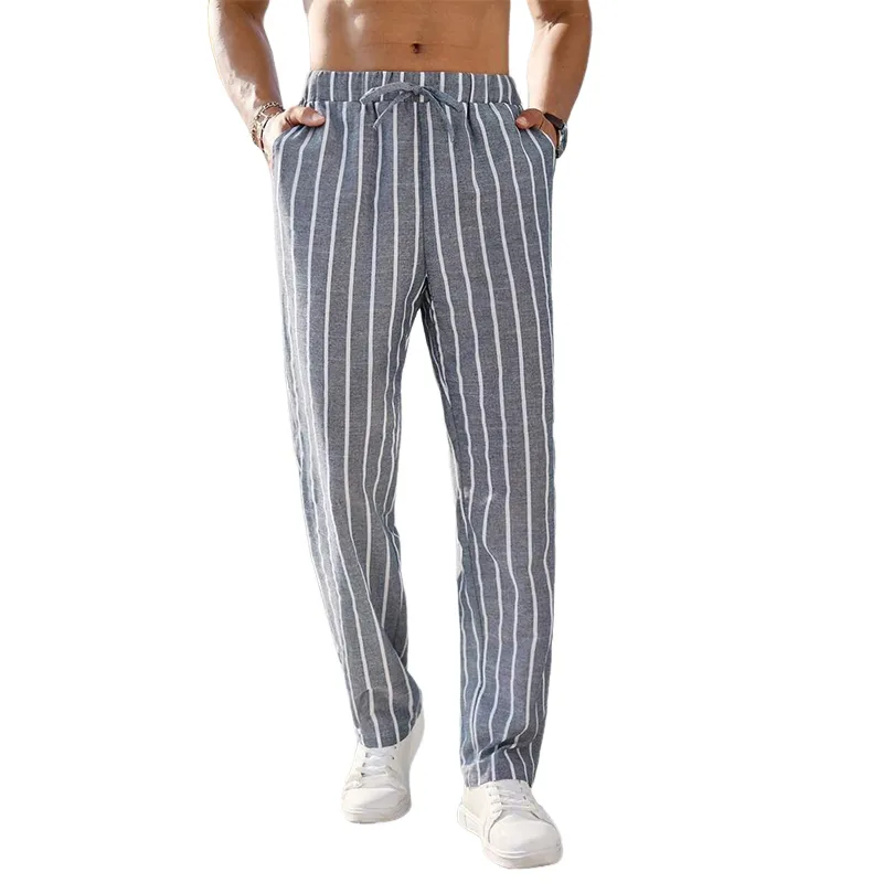Cotton Straight Pants