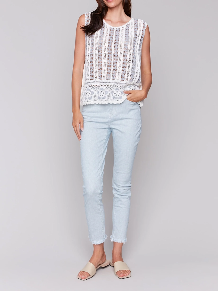 Versatile Casual Holiday Style Striped Vest For Women