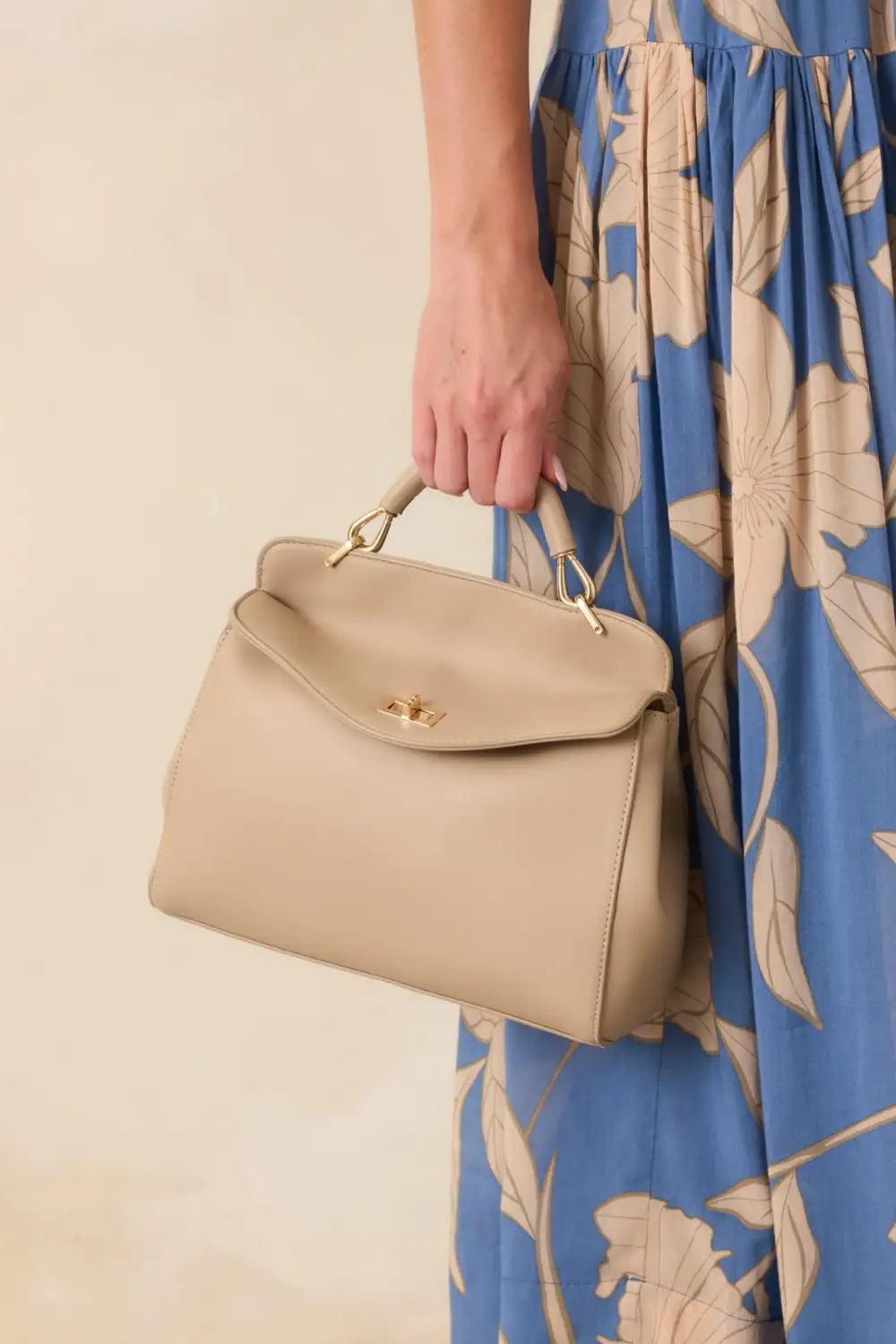 Daily Faux Leather Leather Handbag
