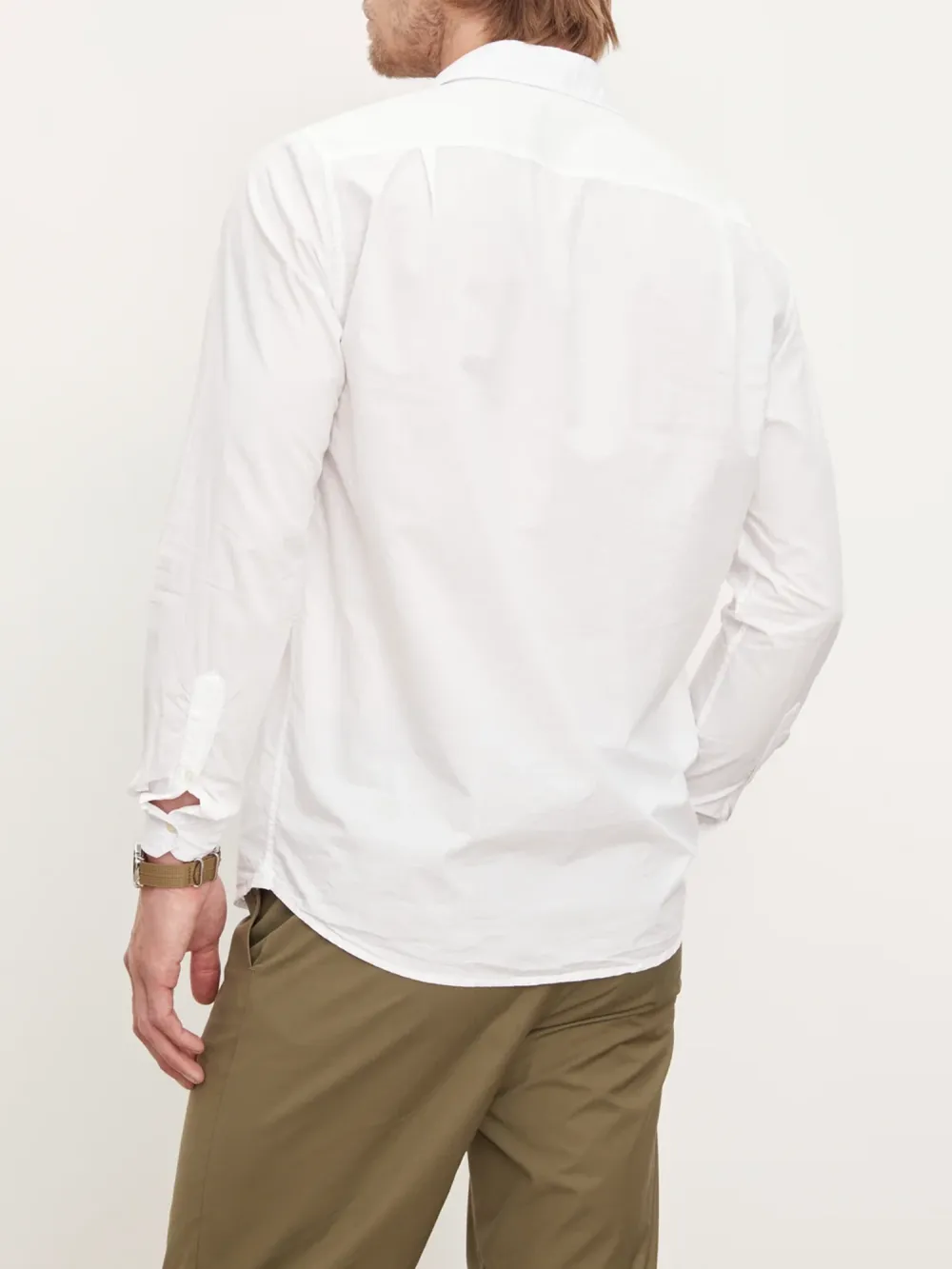 Pocket Front Solid Casual Long Sleeve Shirt