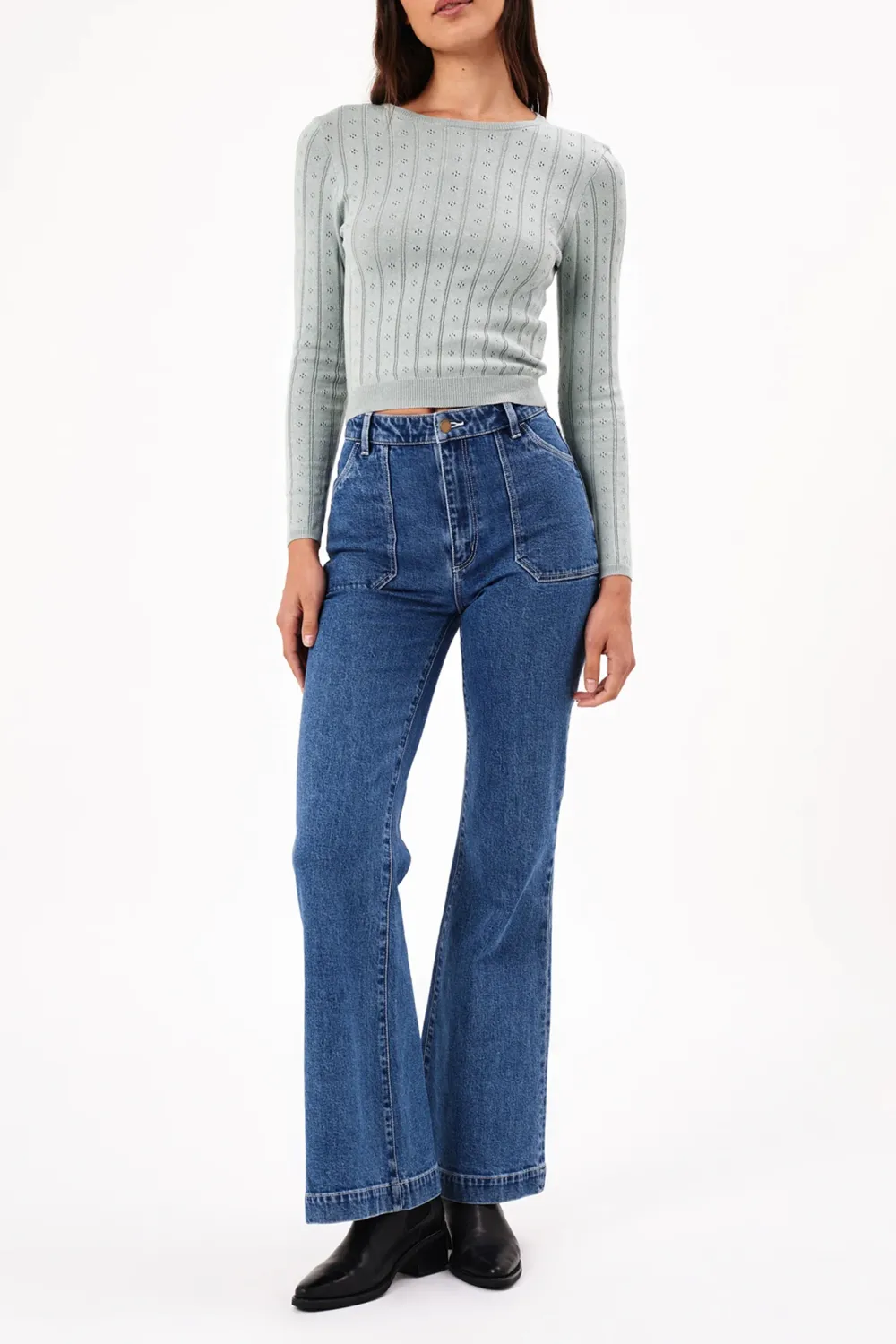 Slim Casual High Waist Jeans