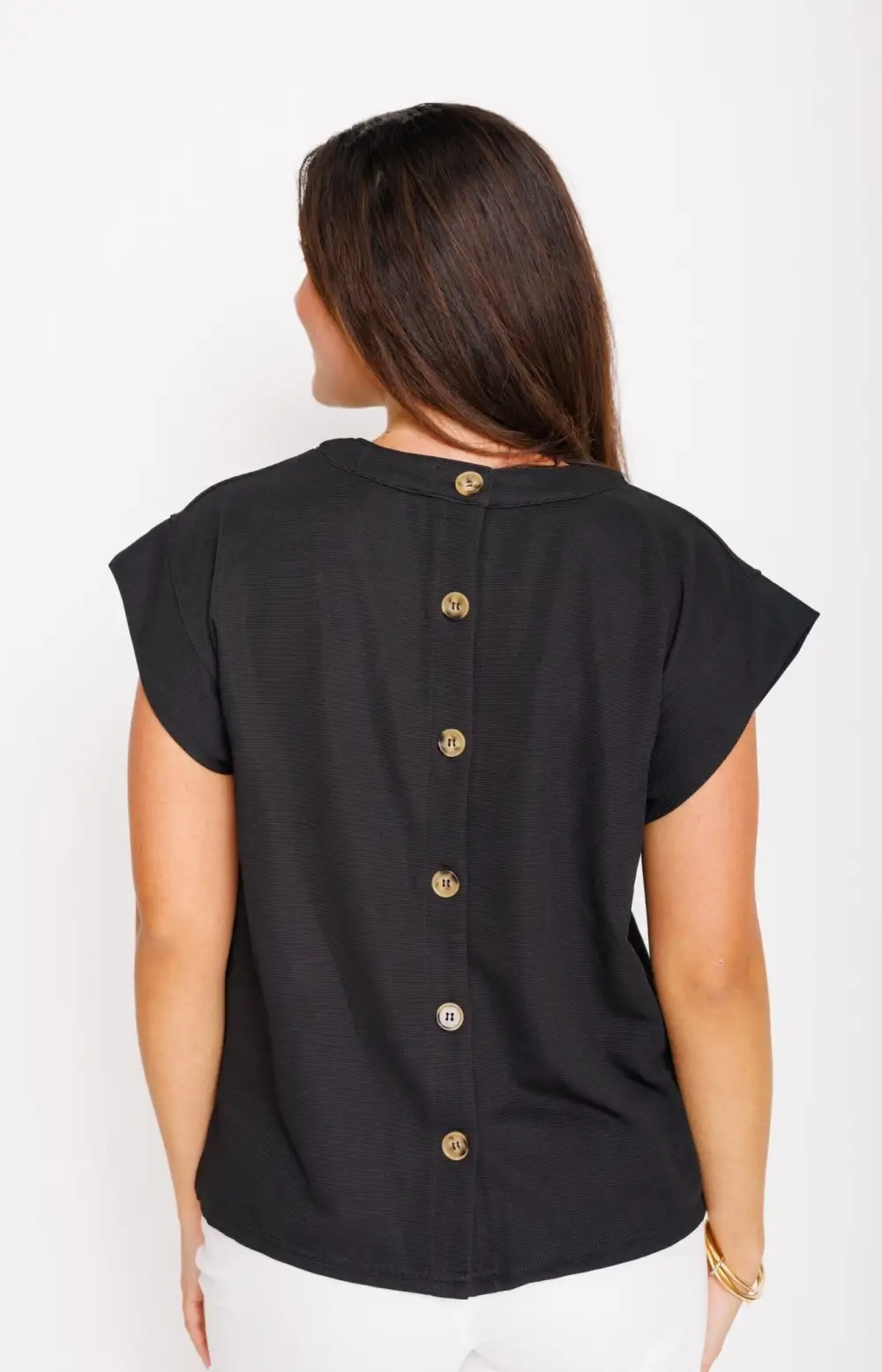 Stress Free Top, BLACK