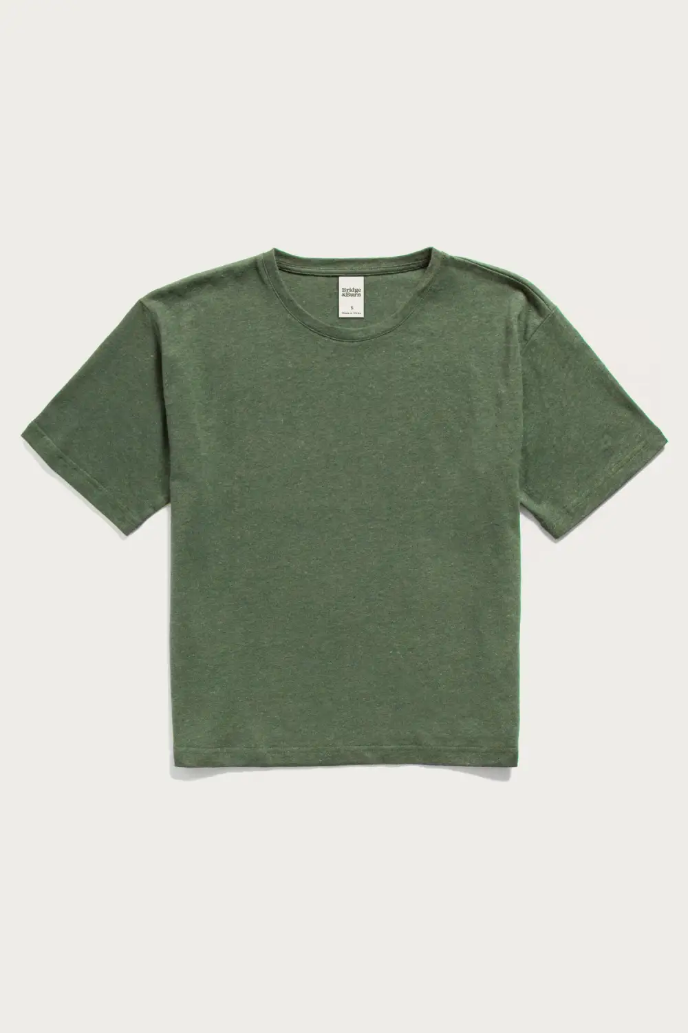 Organic Hemp Boxy Tee / Cypress