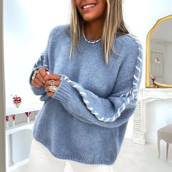 Simple Charm Knit Sweater
