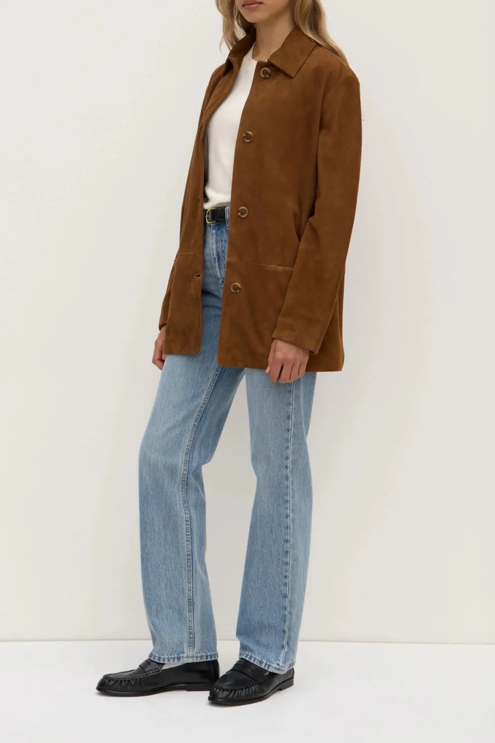 Goat Leather Suede Jacket