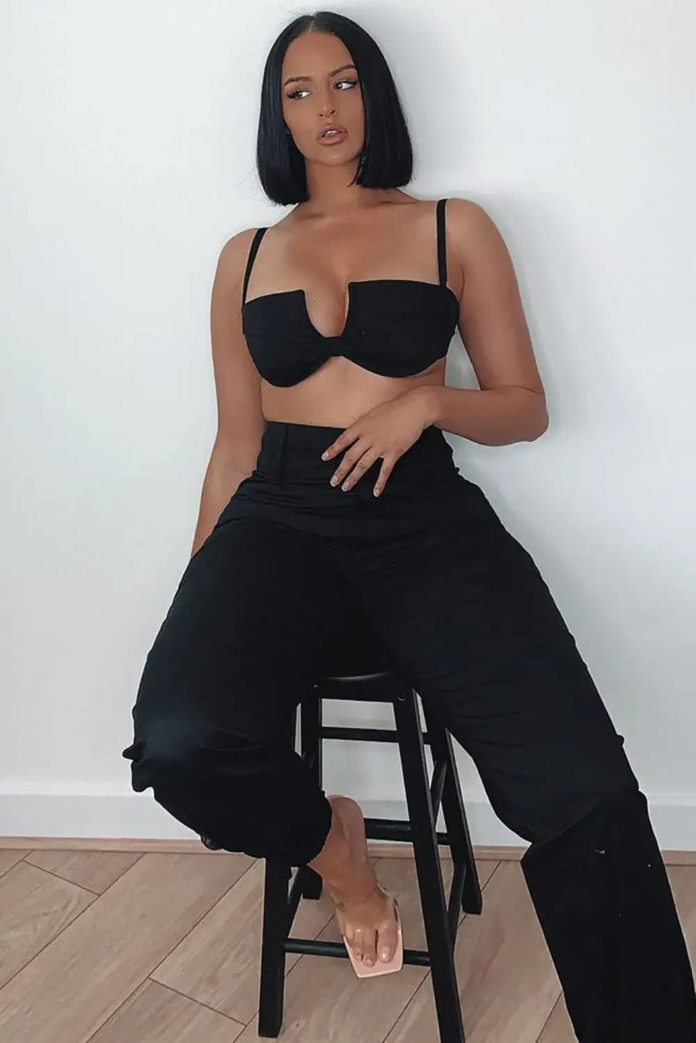 Bad Intentions Pant Set - Black