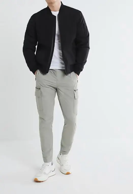 Simple And Stylish Black Men's  Regular Fit Jacket