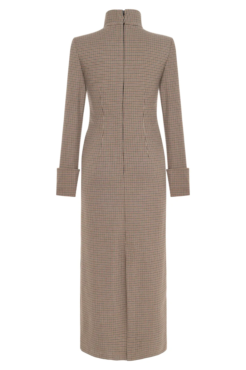 Midi Dress-Brown