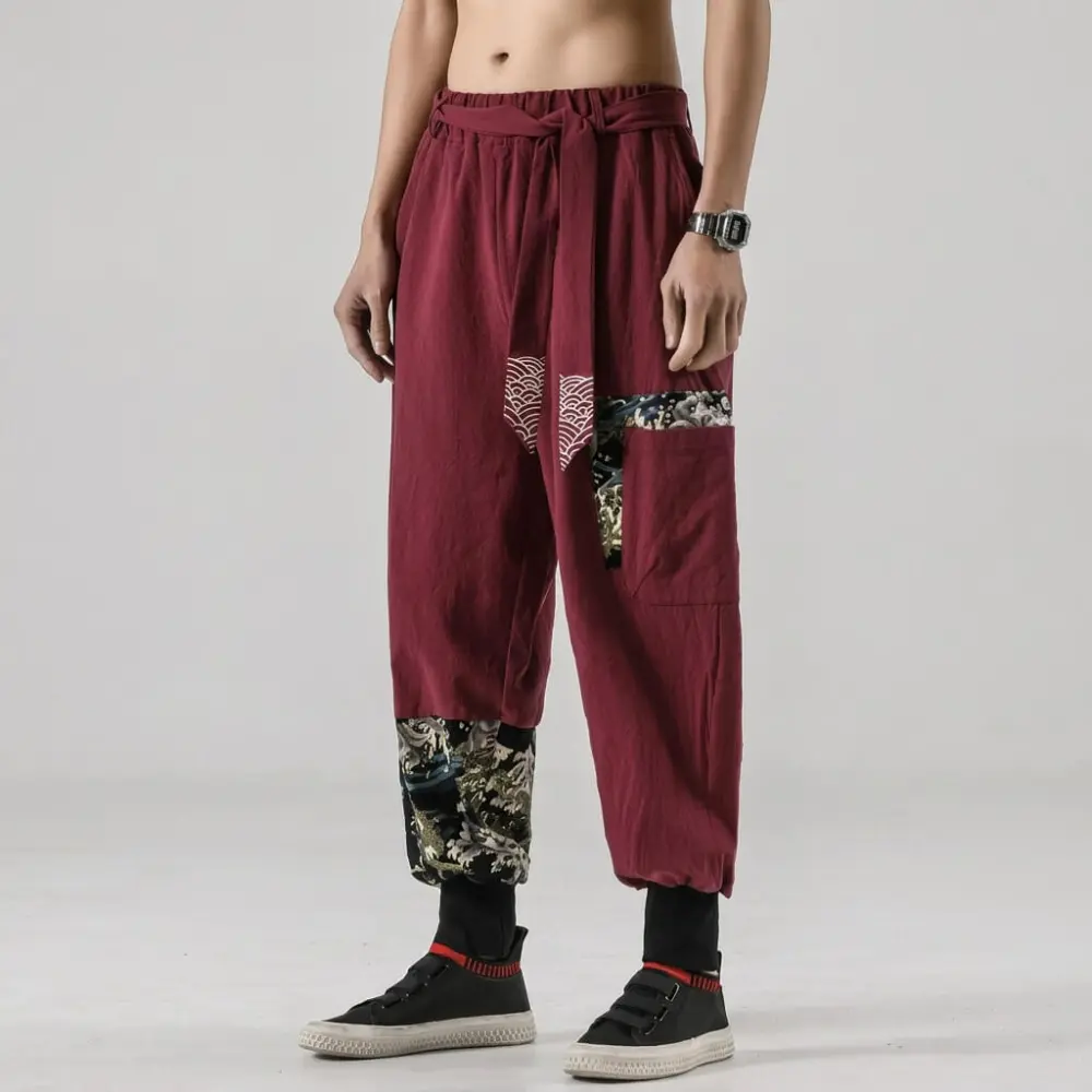 Simple Wrap Waist Pants