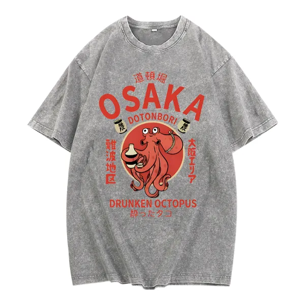 Women's Round Neck Printed Short Sleeved T-Shirt