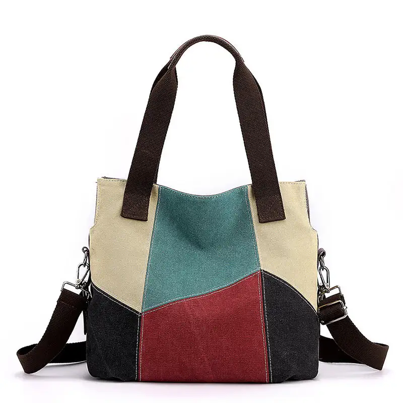 Roomy Canvas Shoulder Bag