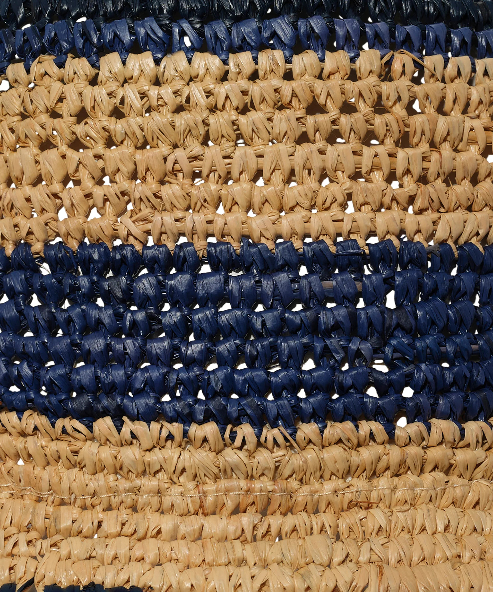 Casual Style Striped Raffia Straw Hat