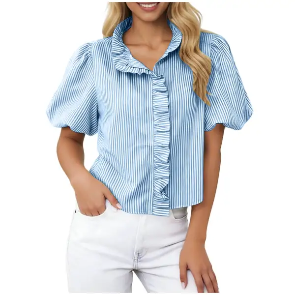 Striped Yarn-dyed Casual Shirt