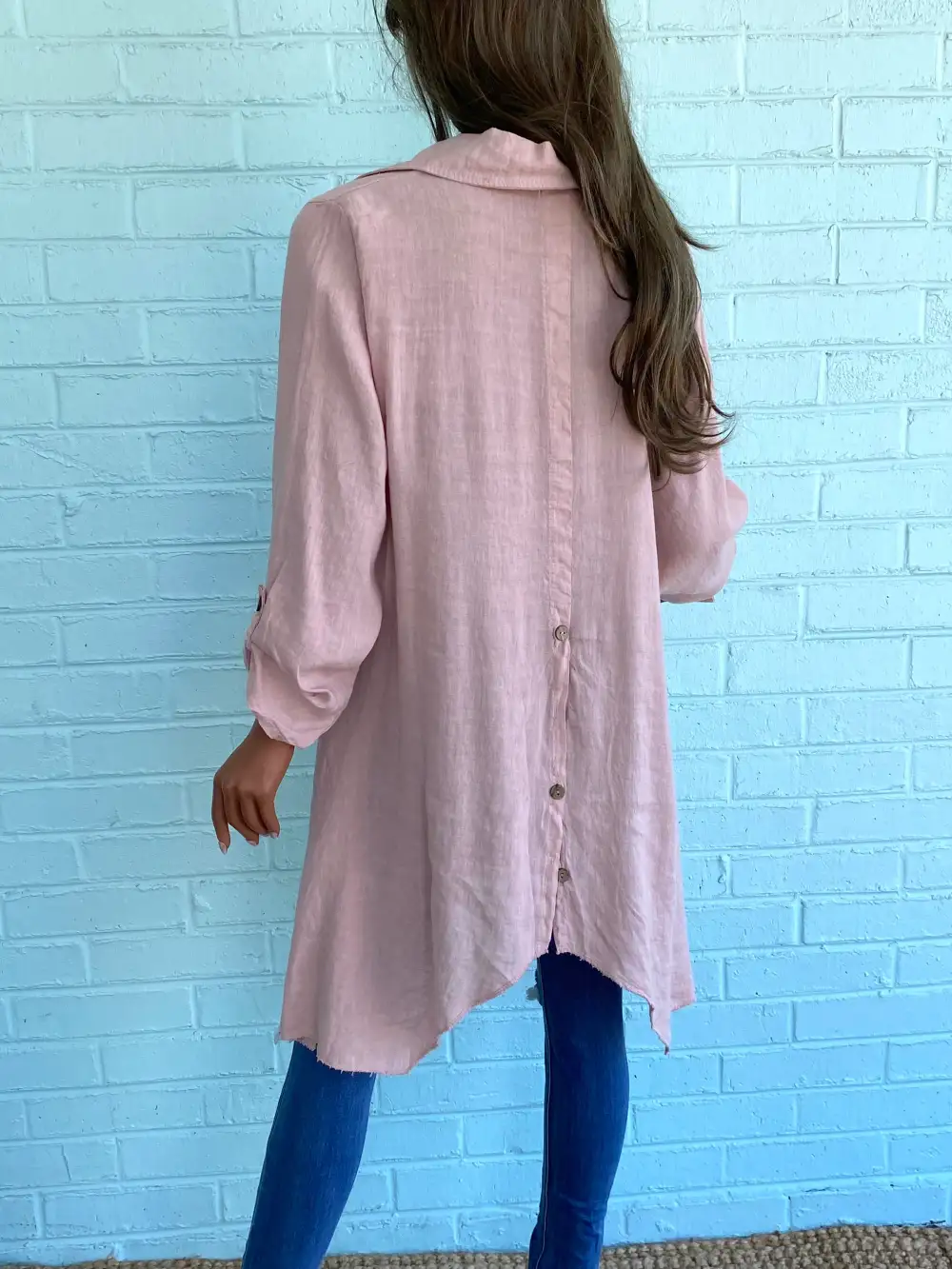 Button Roll Tab Tunic