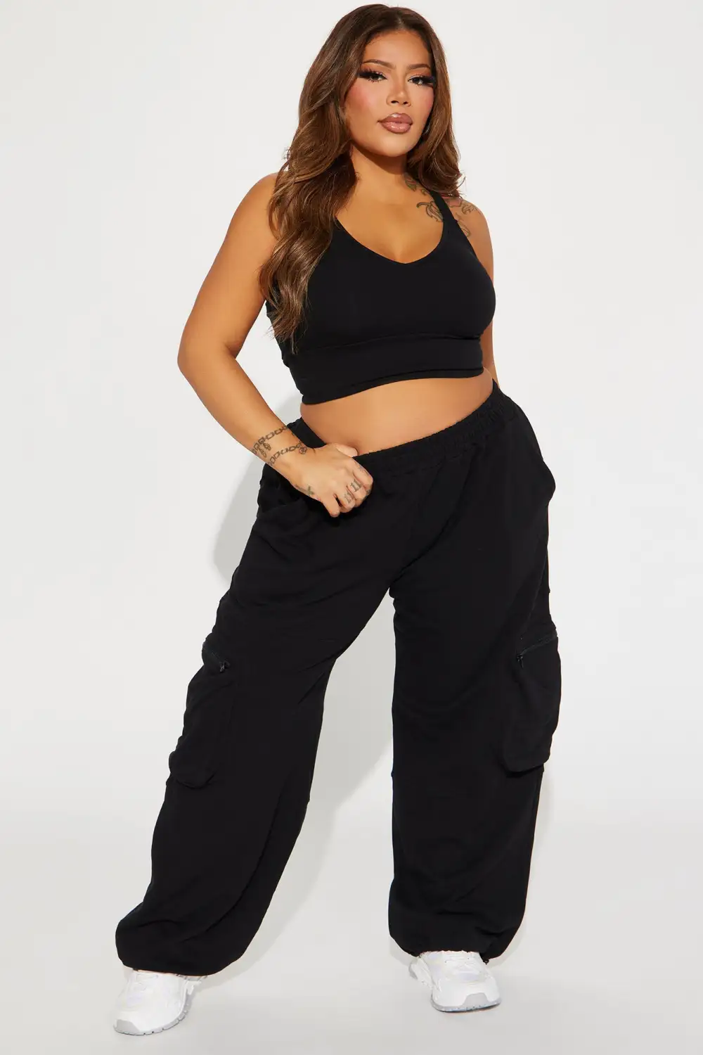 Gone Again Jogger Set  - Black