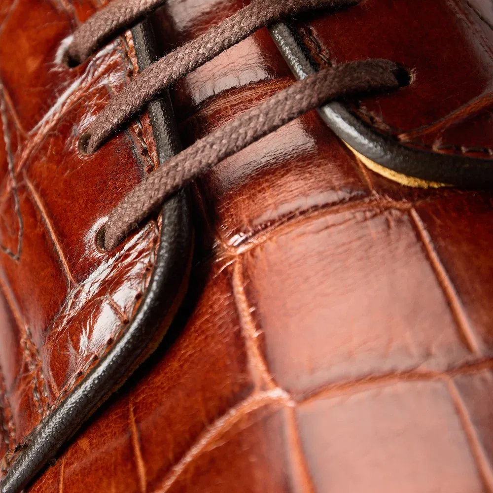 Commuting Style Leather Plain-toe Shoe