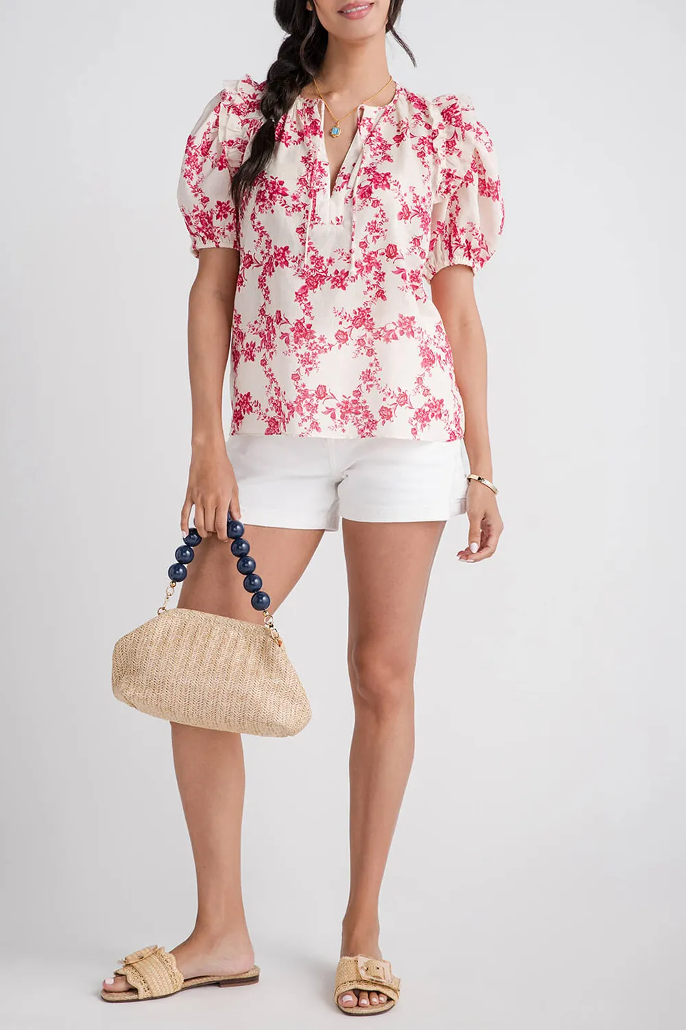 Risen White Utility Shorts - white