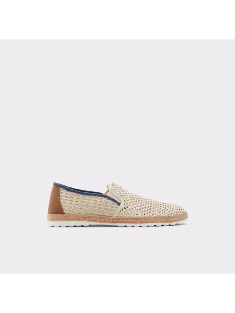 Beige Soft Comfortable Woven Textile Shoes