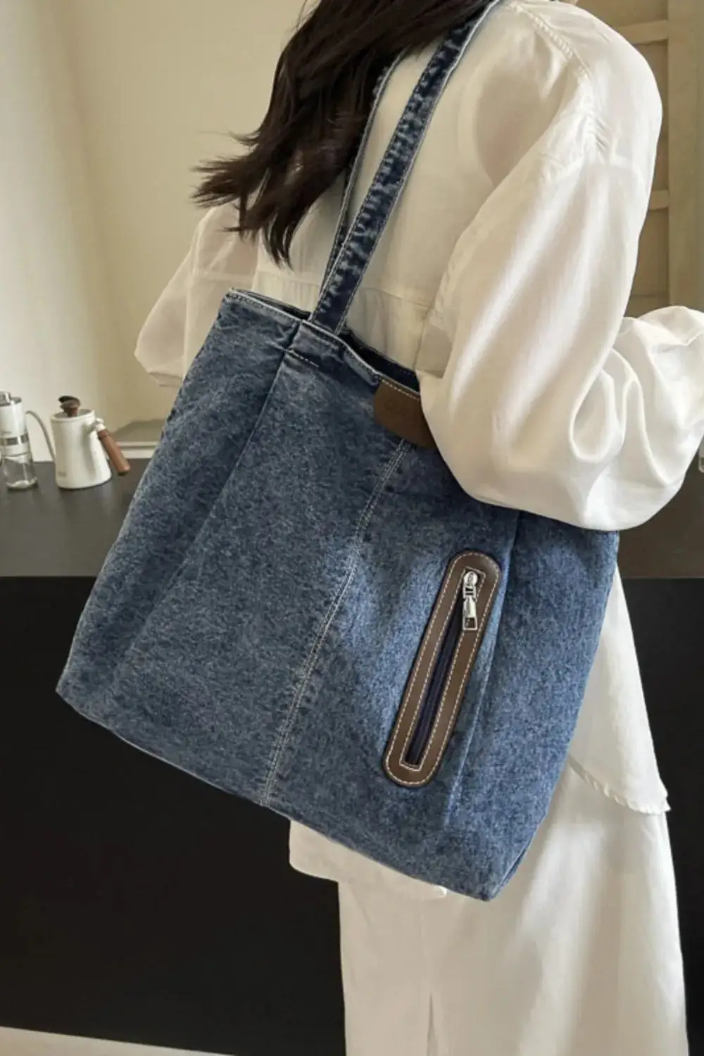 Denim Tote Bag