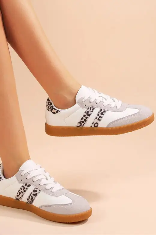 Lisa Leopard Sneakers Shoes