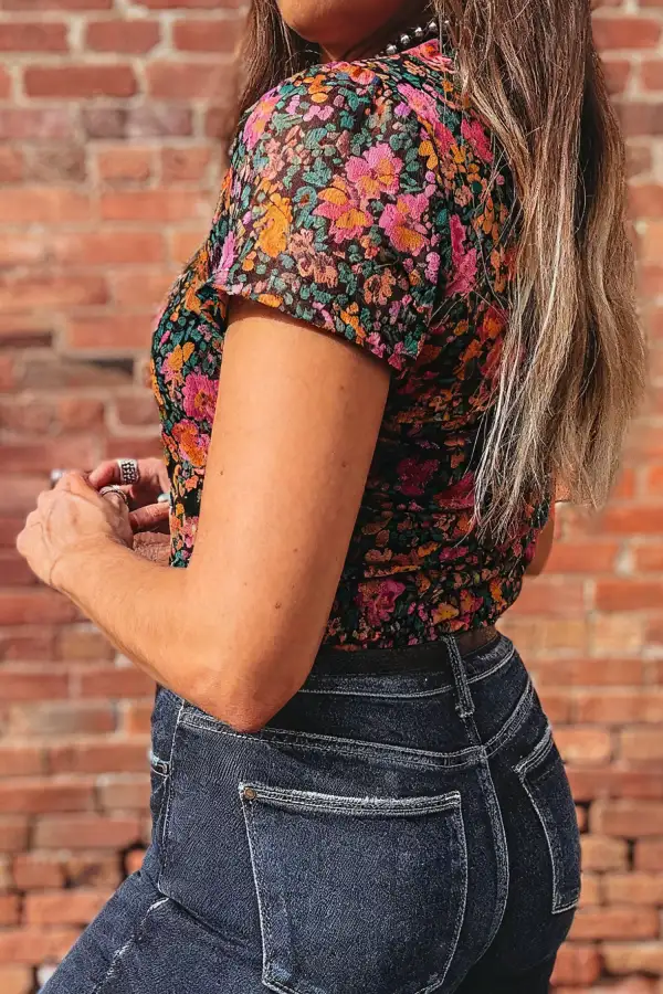 Airy Flutter Sleeve Relaxed Top