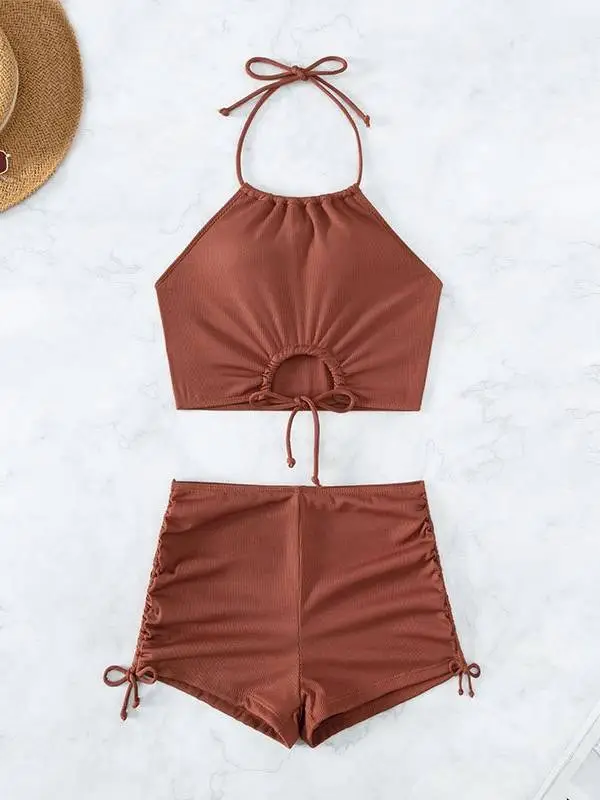 Boxer Short Tankini Suit