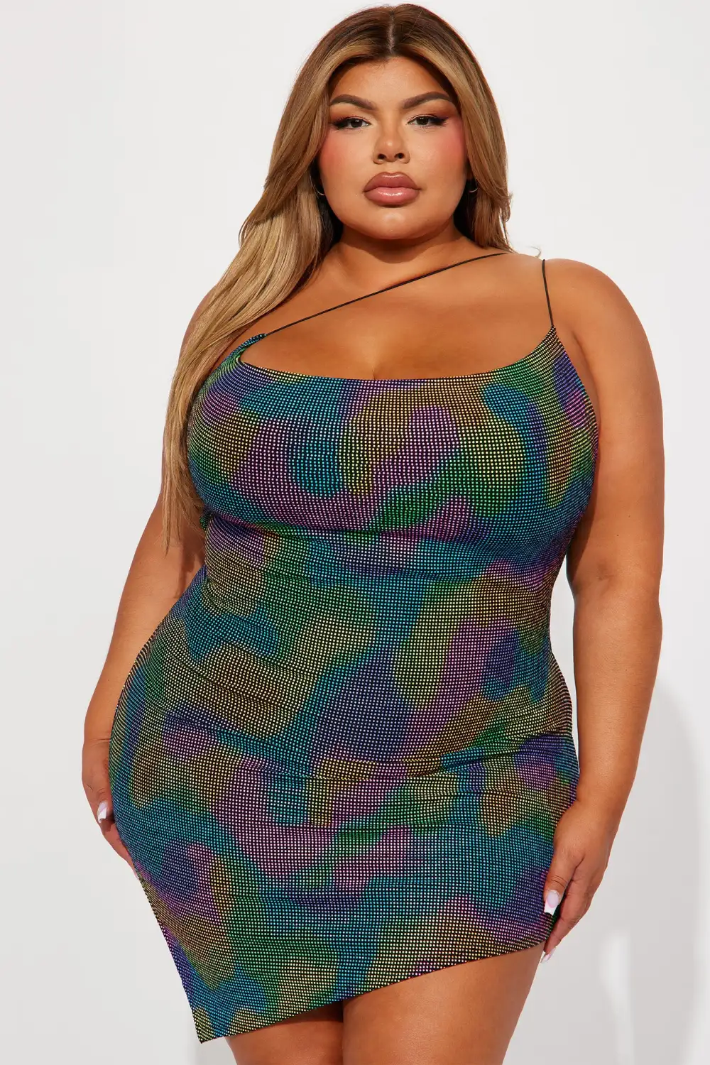 Adriel Mini Dress - Multi Color