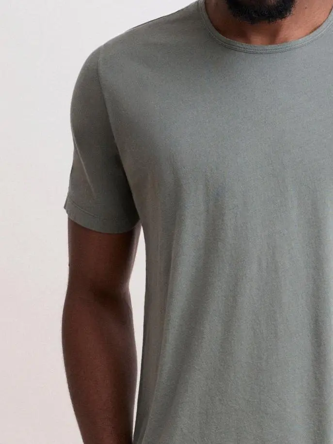 Comfortable Casual Breathable Daily Military Green T-Shirt