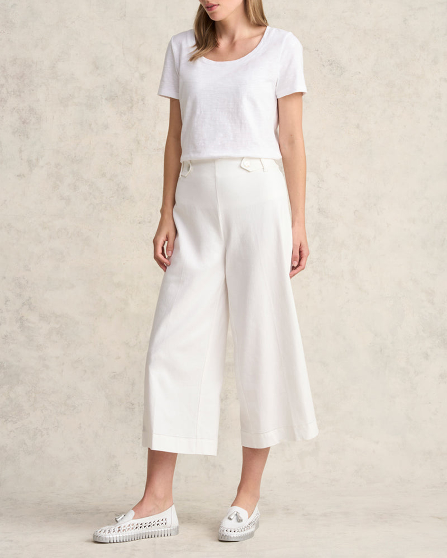 Casual Style Linen Pants