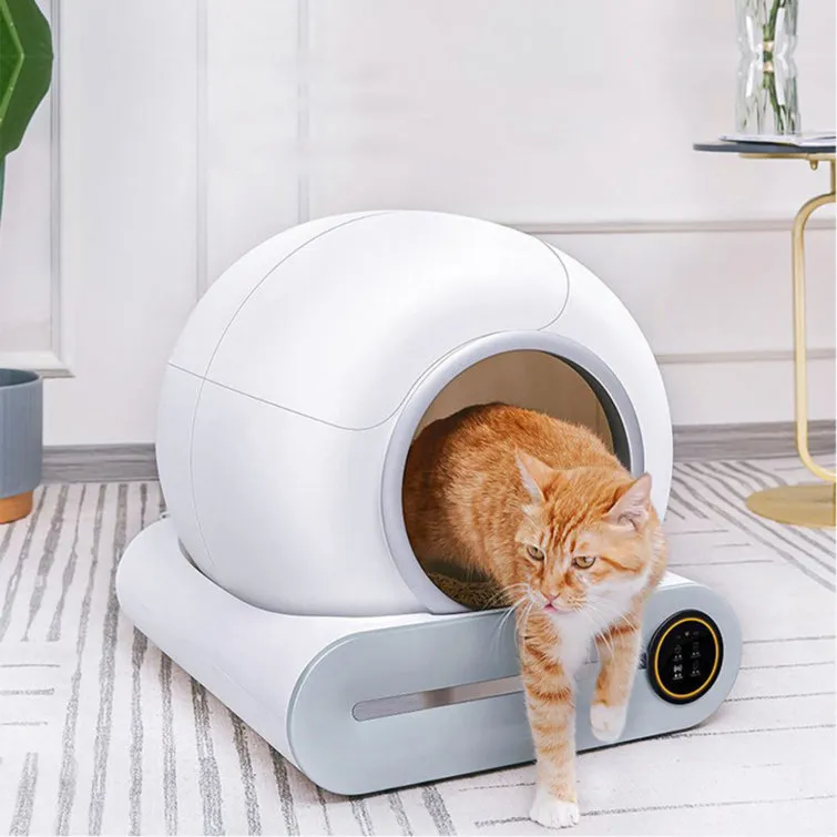 Automatic Cat Litter Box,Self-Cleaning, APP Control,Sterilization & Deodorization