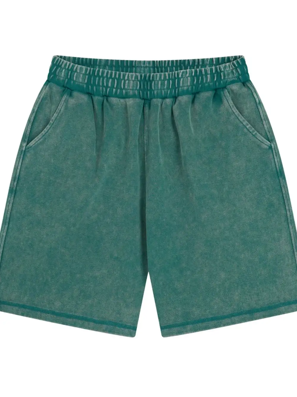 Cotton Blend Easy Waist Casual Shorts