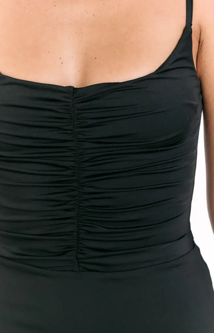 Ruched Bodycon Mini Dress