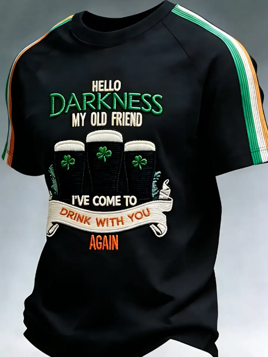 Men'S Hello Darkness My Old Friend T-Shirt
