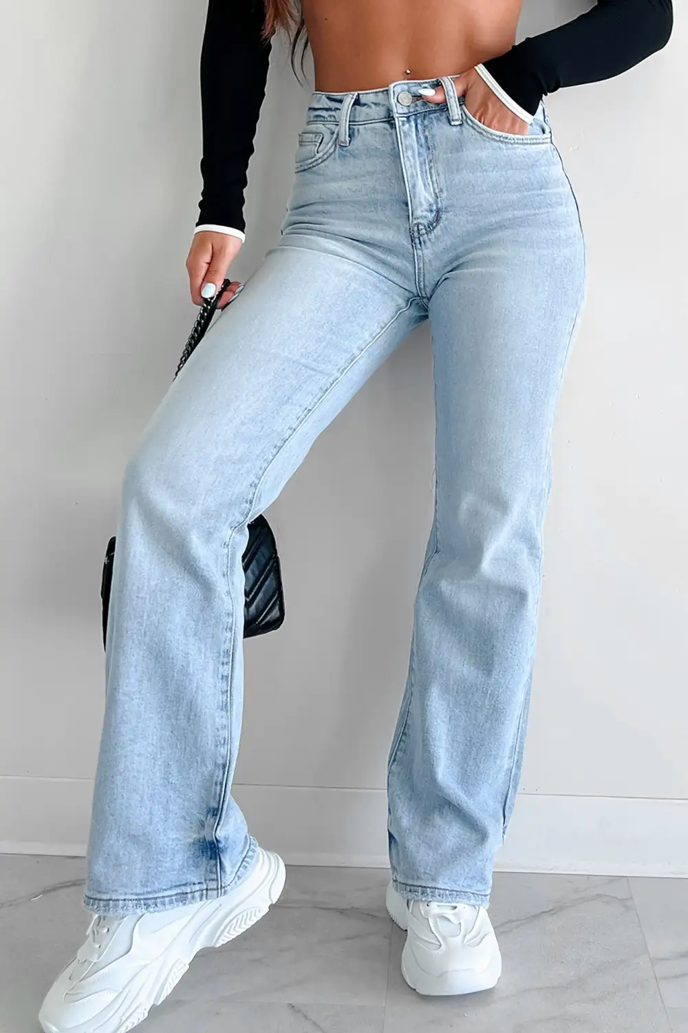 High Rise Flare Vervet Jeans