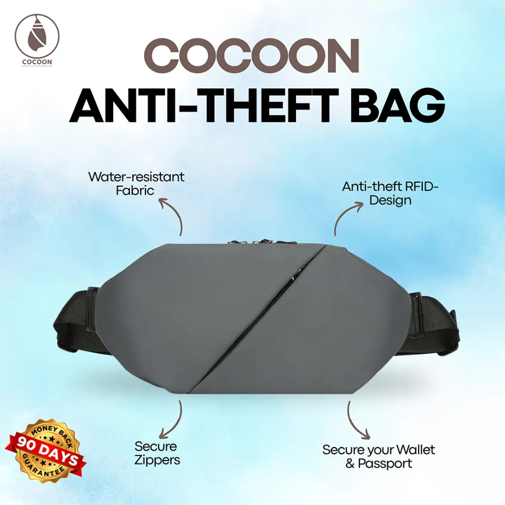 Anti-Theft Crossbody Bag