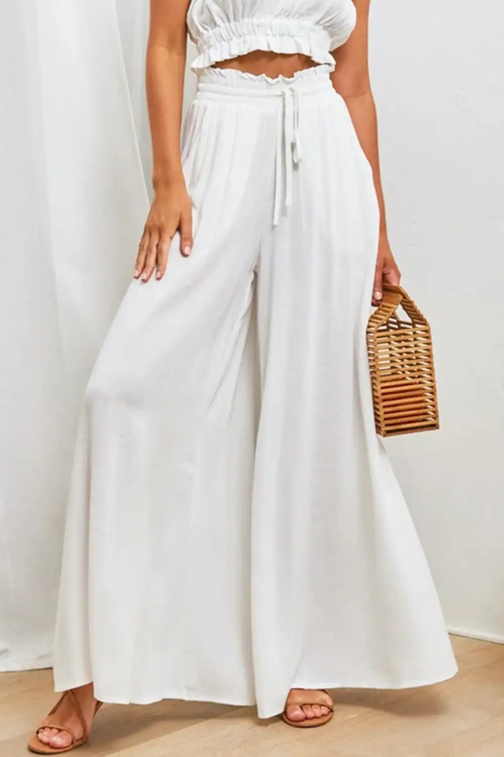 Easy Waist Wide Leg Pants
