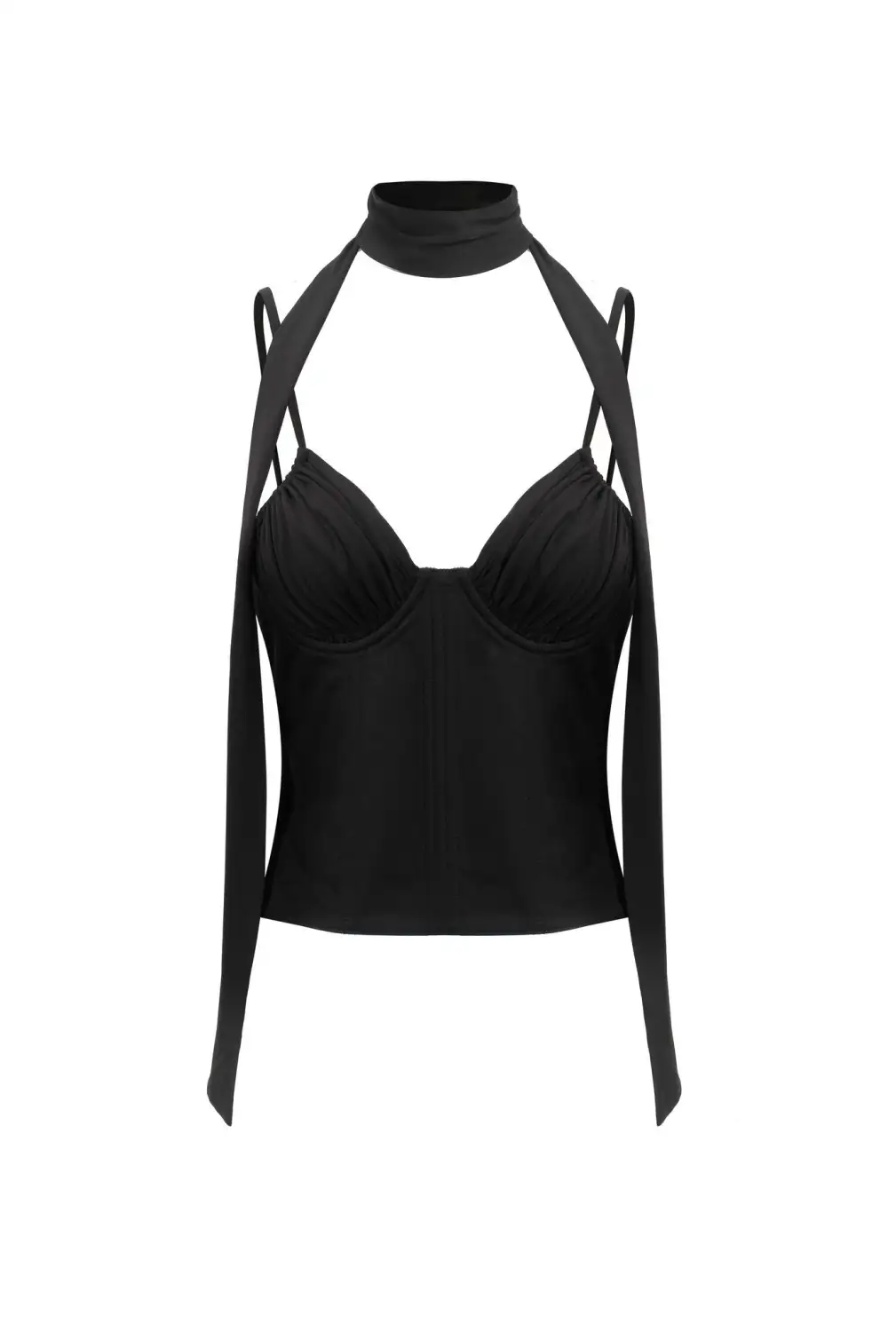 Maddie Corset Top - Black