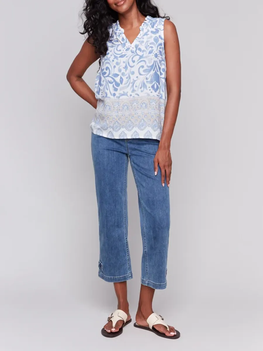 Soft And Comfortable Retro Pattern Women's Vest