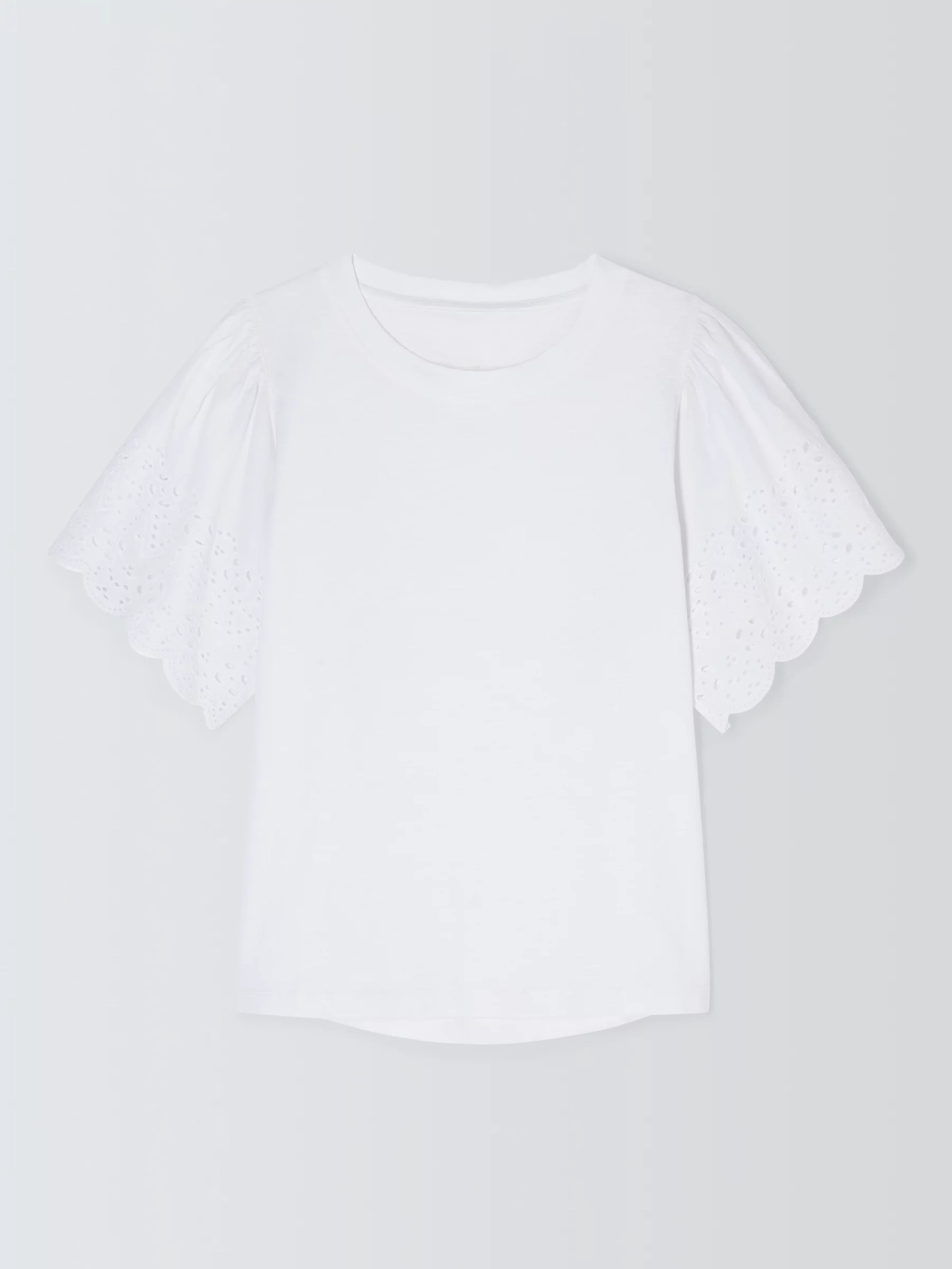 Bobby Broderie Anglaise Sleeve T-Shirt