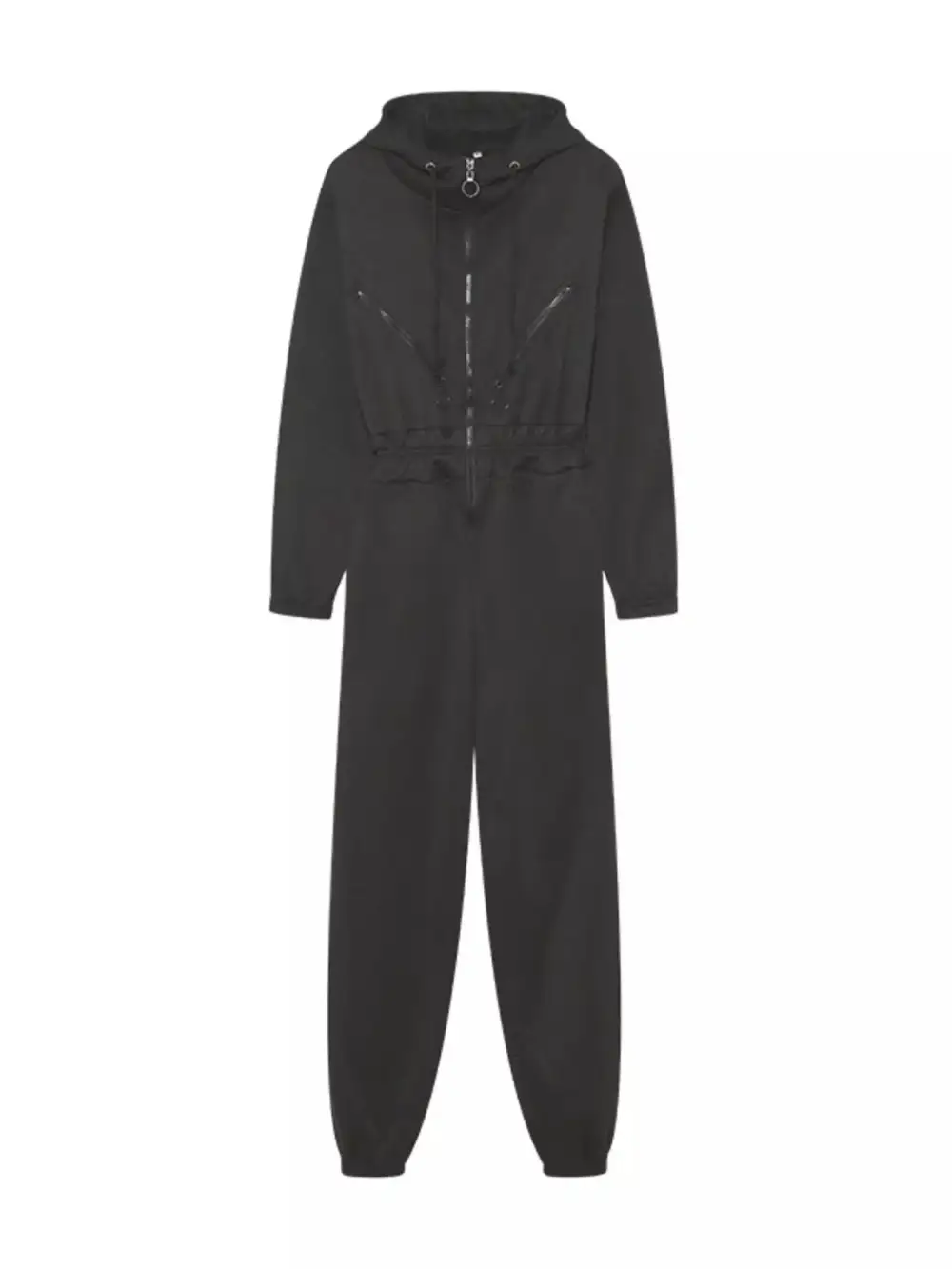 Hooded Zip Jumpsuit