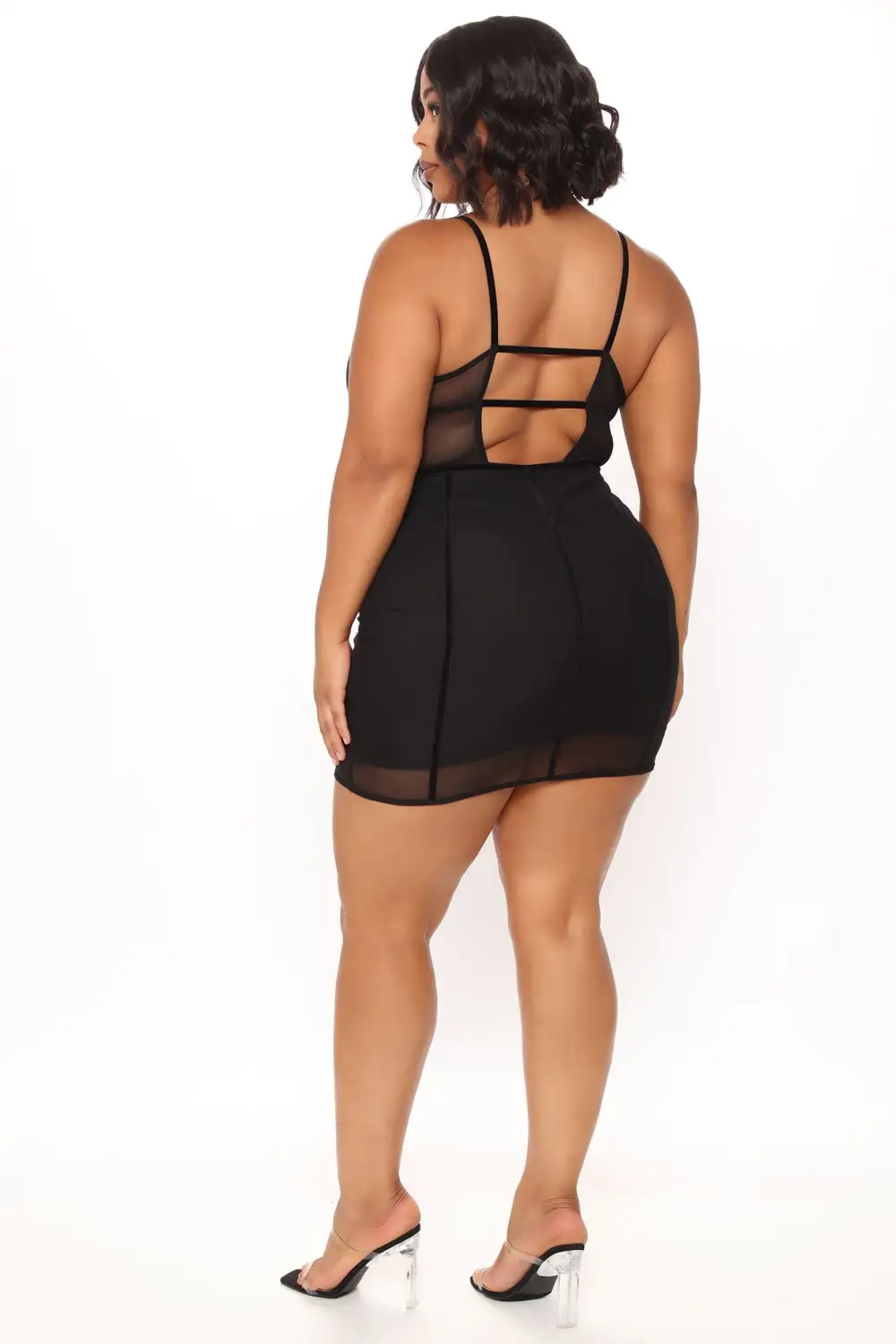 Avenge Mesh Dress - Black