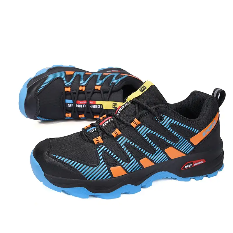 Men’s Comfortable Mixed-Material Walking Shoes – Breathable Lace-Up Sneakers, Wide Toe Box, Arch Support & Cushioned Sole for Everyday Wear, Work & Travel