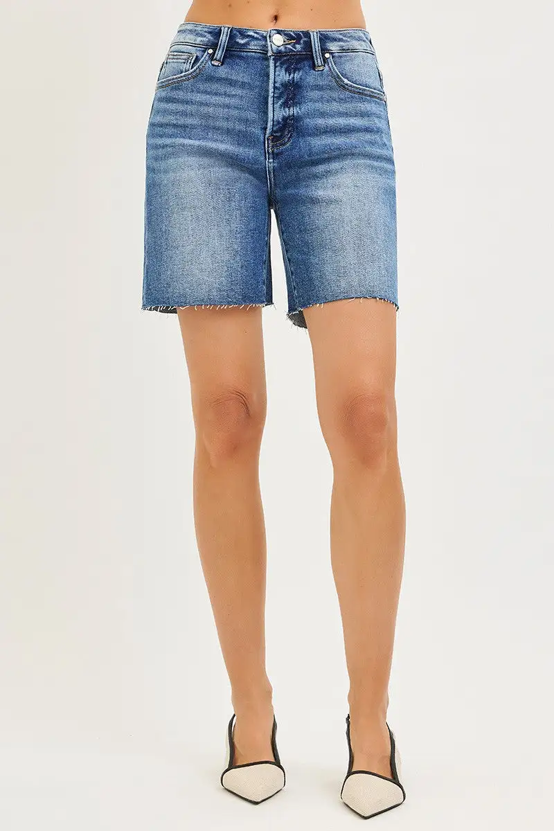 Tummy Control High Casual Shorts