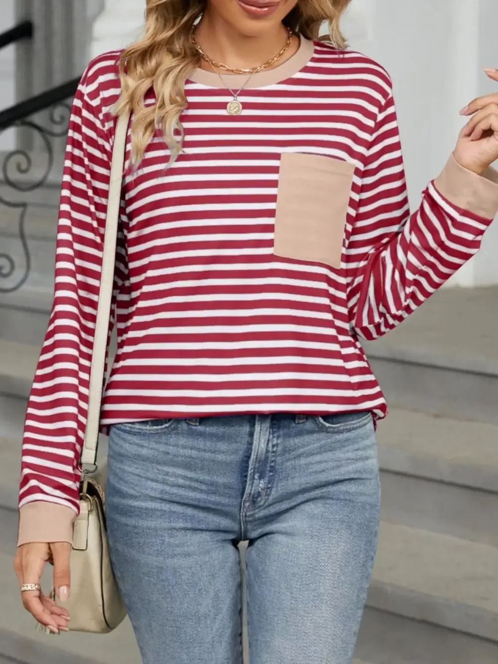Striped Long Sleeve T-Shirt
