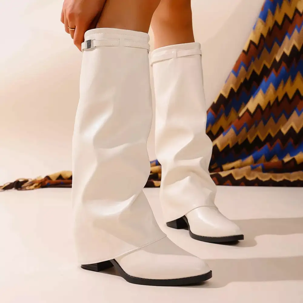 Essential Pointed Toe Block Heel Boots